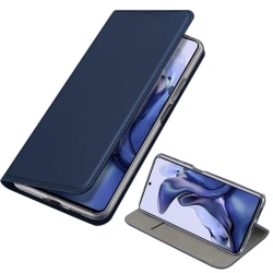 Xiaomi 11T/11T Pro 5G Plånboksfodral Fodral - Navy Blue Blå