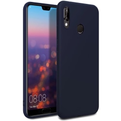 Silikone etui til Huawei Y6 2019 - Mørkeblå Blue