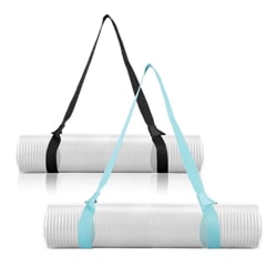 2-pack Yogamattrem för att bära, yogamattahållare, justerbar yogamattasele för yogamatta träningsmatta, endast rem