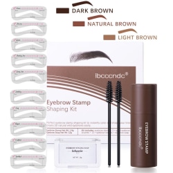 Brow Stamp Kit - Brow Shaping Soap Dark Brown
