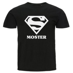 T-shirt - Super moster Black Storlek L