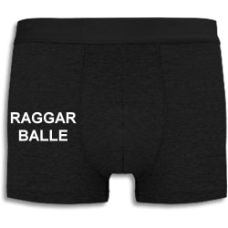Boxershorts - Raggarballe Black XL