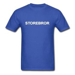 Barn T-shirt - Storebror, Blå-130-140 Blå