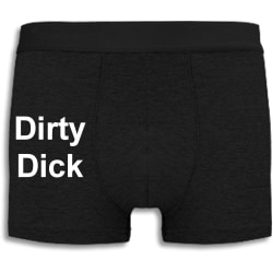 Boxershorts - Dirty Dick Black M