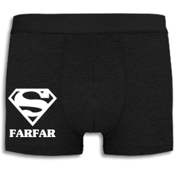 Boxershorts - Super farfar Black XL