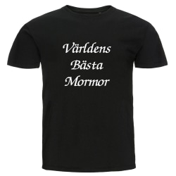 T-shirt - Världens bästa mormor Black XL