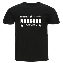 T-shirt - Morbror - Mannen, myten, legenden Black M