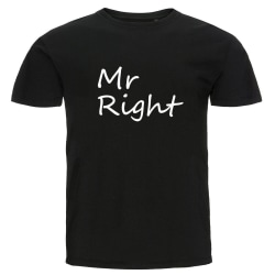 T-paita - Mr Right Black Storlek 4XL