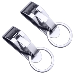 2 Pack - Secure Belt Clip Key Holder