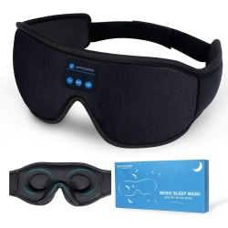 Sömnhörlurar, Bluetooth 5.0 trådlös 3D-ögonmask