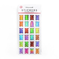 Gummibjörn Stickers 24st multifärg