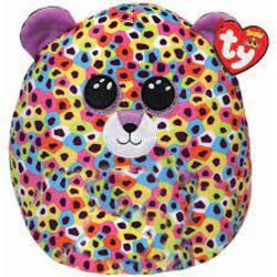 TY Squish a Boos 25cm GISELLE Leopard multifärg
