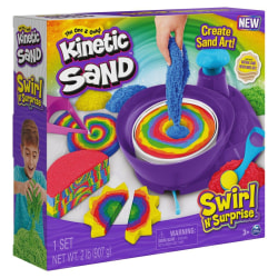 Kinetic Sand Swirl N' Surprise multifärg