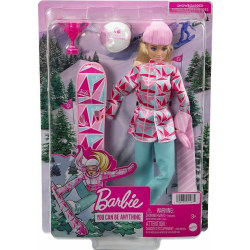 Barbie Winter Sports Snowboard multifärg