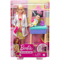Barbie Career Lekset Barnläkare GTN51 multifärg