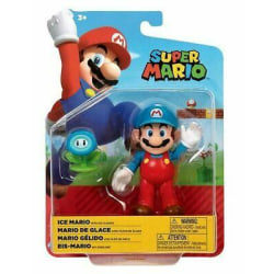 Super Mario Figur 10cm Ice Mario multifärg