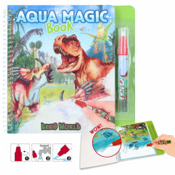 Dino World Aqua Magic Vattenmålarbok multifärg