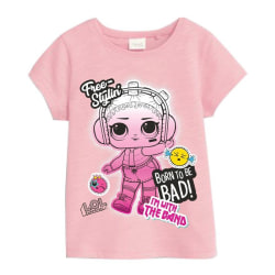 L.O.L. T-shirt Rosa 5-6år Pink S
