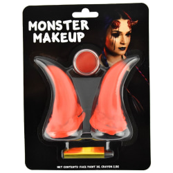 Makeup Monster Djävul Halloween multifärg