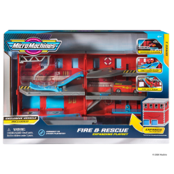 MicroMachines Fire & Rescue Lekset multifärg
