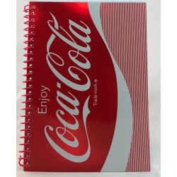 Coca­Cola Block Metallic A5 rutor multifärg