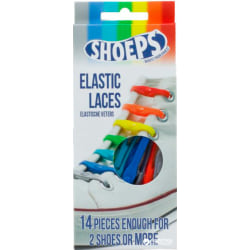 Shoeps Elastiska Skosnören Rainbow Mix multifärg