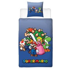 Super Mario Bäddset 150x210cm multifärg