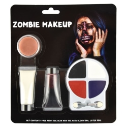 Zombie Makeup Set Halloween multifärg