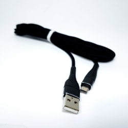 Kvalitetskabel Micro-USB för laddning och datakabel Svart