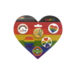 Badge Pins Pride 5 olika