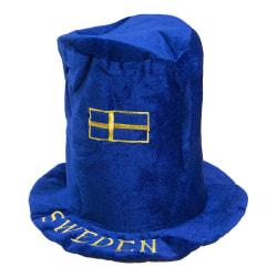 Ruotsinsininen hattu Blue one size