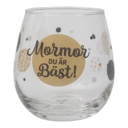 Cheers Glas "MORMOR Du är bäst" Dricksglas Transparent