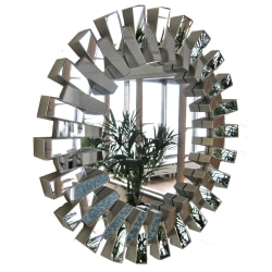 Spegel vägg silver 50cm Silver
