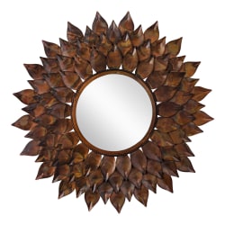WOMO-DESIGN väggspegel dekorativ spegel hängande spegel spegel Brun