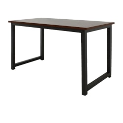 ML-Design skrivbord med en modern design, 120 x 60 x 75 cm, Mörkbrun