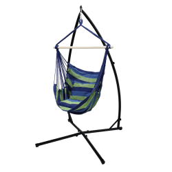 Hängande stol hängande stol hängande swing blå / grön med