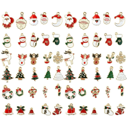 50 stycken dekorationer jul-diy-halsband, casual stil