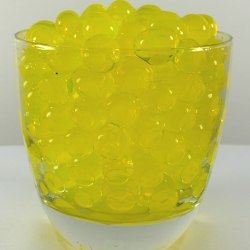2000 förp Stora Vatten kristaller 1,5-1,7 cm Gul gul