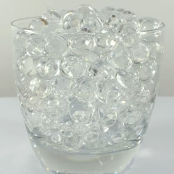 4000 förp Vatten kristaller 0,8-1 cm Transparent
