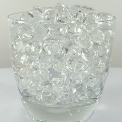 4000 förp Vatten kristaller 0,8-1 cm transparent transparent
