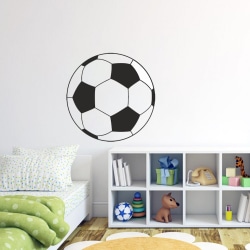 Stor fotboll vinyl vägg klistermärke