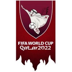 VM 2022 Qatar Emblem Jubileumsartiklar Flagga 5