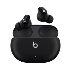 Äkta trådlösa Bluetooth hörlurar med aktiv brusreducering black Beats studio buds