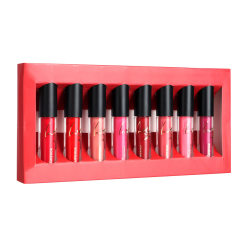 8 Color Lip Gloss Långvarig Non-stick Matte Liquid
