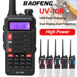 BAOFENG UV-10R/UV-9R Plus Walkie Talkie Handhållen Radio UHF Orange