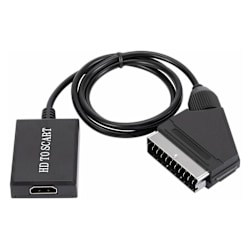 hdmi till scart-omvandlare hd 1080p ljudvideoadapter för hdmi till scart Sky Box Stb