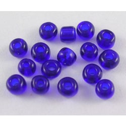 75 gram ca 800 st Blå / Cobolt  Glaspärlor 6/0 Seed Beads
