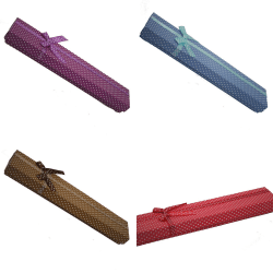 4 stycken Presentask till Halsband Prickig Mixade färger