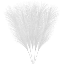 Påskefjer / fane Hvid 5-pak polyester Cult Design White