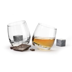Club whiskeyglas & whiskey stenar Giftset Sagaform Transparent